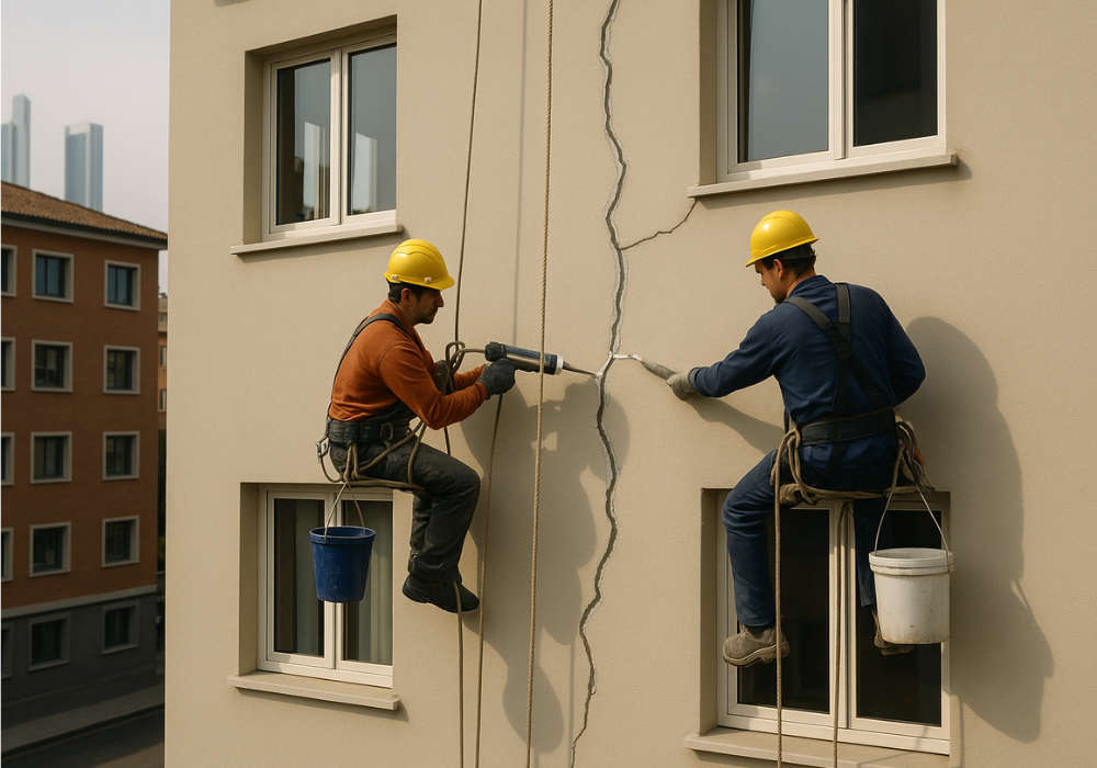 sellado profesional de grietas