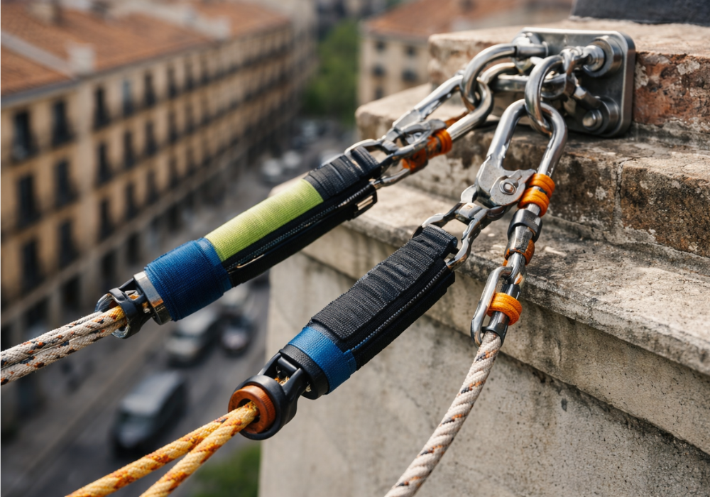 equipos anticaídas de doble cabo