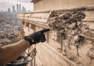 desprendimientos en cornisas