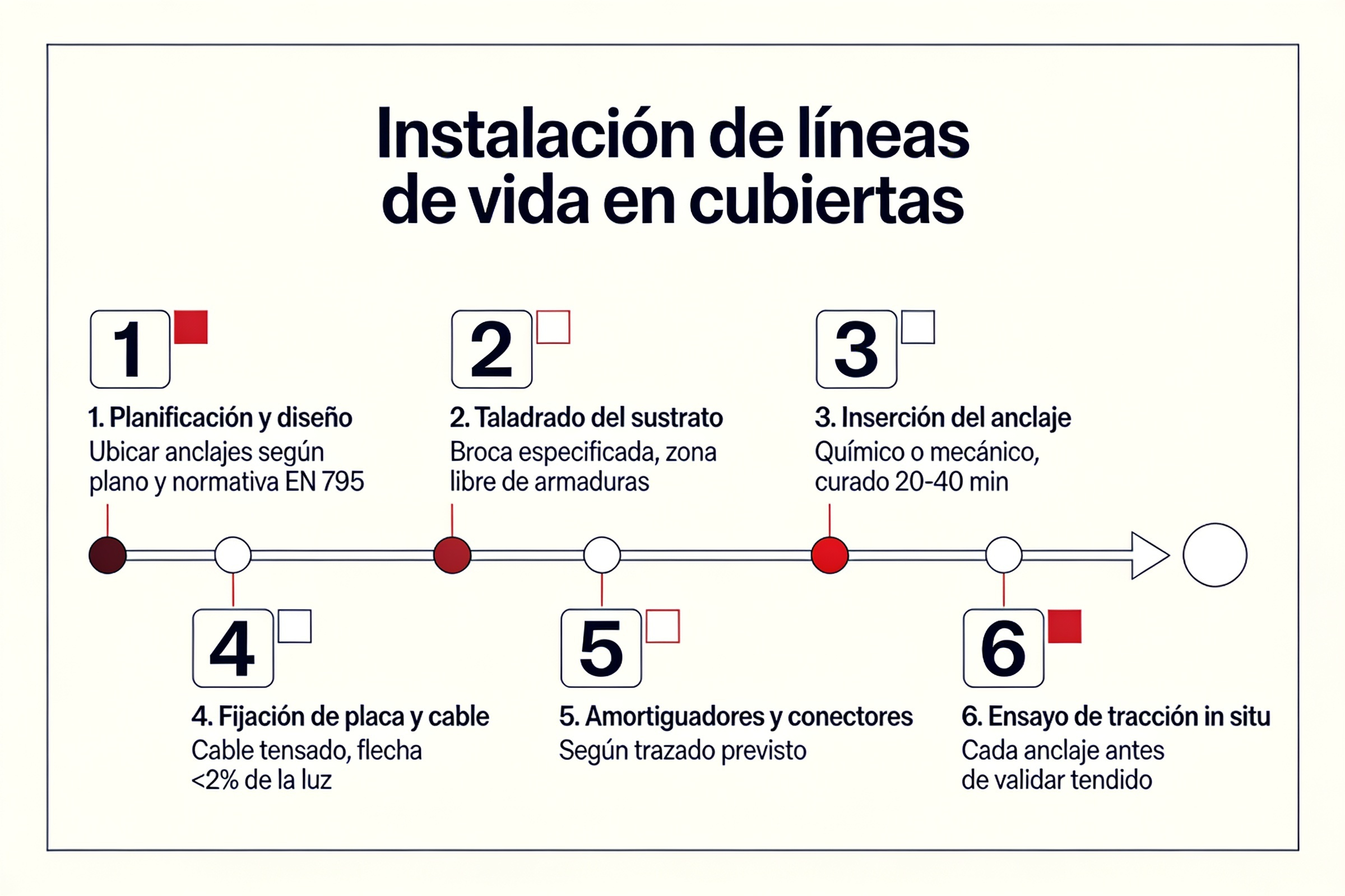 instalacion lineas vida cubiertas