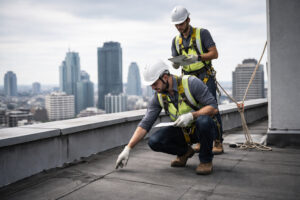 Revisión de cubierta de edificio